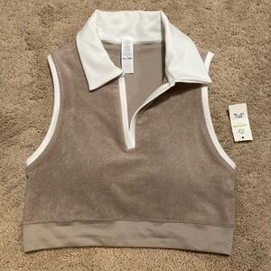 NWT Aerie Offline Hole-in-One Terry Sports Bra